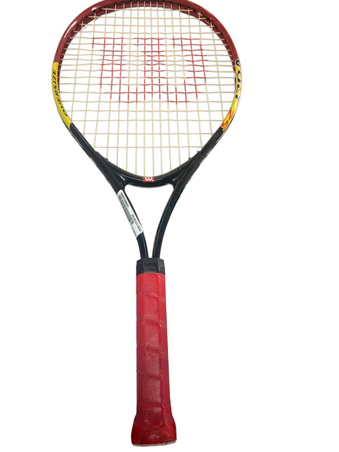Vist Large View of Product Image Which is Used Wilson VOLT 25 Adult Tennis Racquet Red Unknown