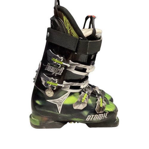 Used Atomic BURNER 120 Boys DH Ski Boot Green 240 MP - J06 - W07 11816-S000277814 Vist Large View of Product Image Which is Used Atomic BURNER 120 Boys DH Ski Boot Green 240 MP - J06 - W07