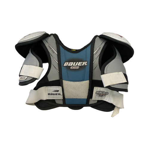 Vist Large View of Product Image Which is Bauer 300JR Junior Shoulder Pads LG