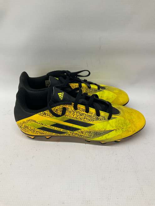 Vist Large View of Product Image Which is Used Adidas Soccer Cleats Yellow Senior 6
