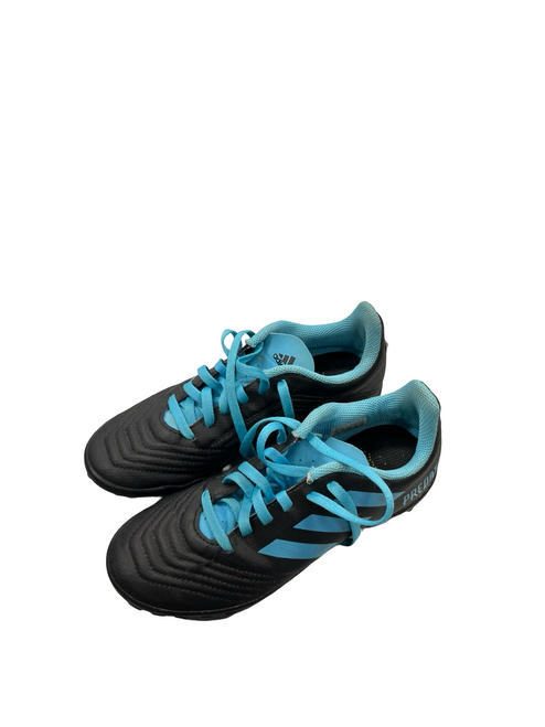 Vist Large View of Product Image Which is Used Adidas Soccer Turf Shoes Black Junior 03