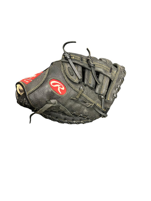 Vist Large View of Product Image Which is Used Rawlings R115FBB BB/SB First Base RH Throw Black 11 1/2"