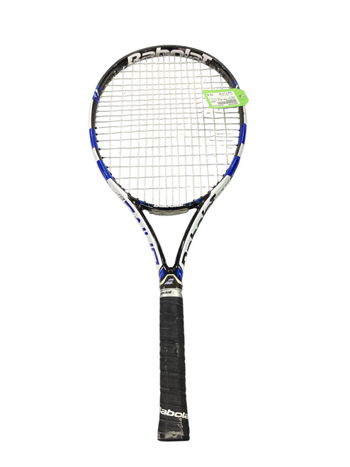 Vist Large View of Product Image Which is Used Babolat PURE DRIVE Womens Tennis Racquet Royal Blue 4 1/4"
