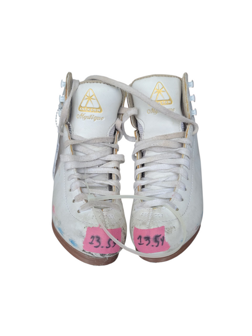 Vist Large View of Product Image Which is Used Jackson MYSTIQUE Girls Figure Skate White Youth 13.5