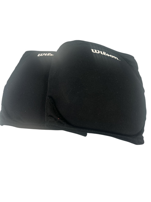 Used Wilson VB Knee Pads Black 11862-S000091343 Vist Large View of Product Image Which is Used Wilson VB Knee Pads Black