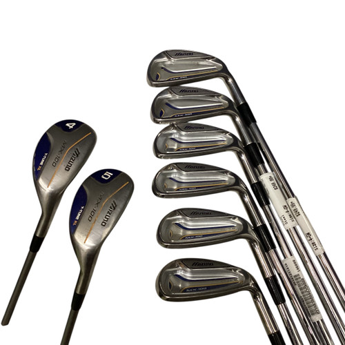 Vist Large View of Product Image Which is Used Mizuno MX-100 Mens Iron Set RH 4I-GW/AW