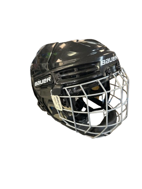 Used Bauer IMS 5.0 HELMET Helmet Cage Combo Black SM 11853-S000125525 Vist Large View of Product Image Which is Used Bauer IMS 5.0 HELMET Helmet Cage Combo Black SM
