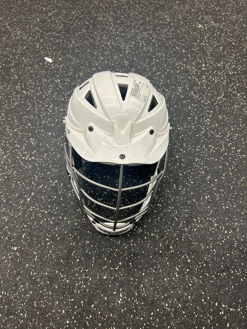 Vist Large View of Product Image Which is Used Cascade CPV-R Lacrosse Helmet White M/L