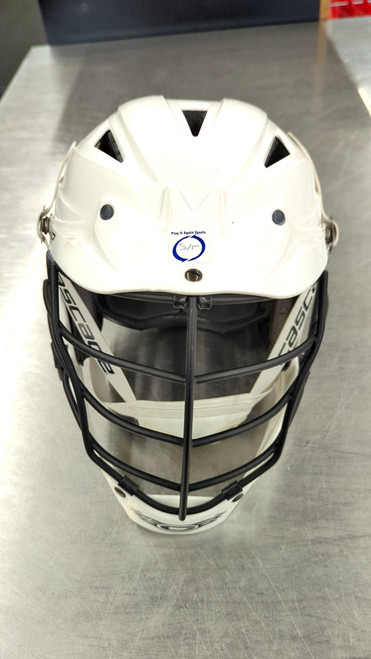 Vist Large View of Product Image Which is Used Cascade CPV-R HELMET Lacrosse Helmet White SM
