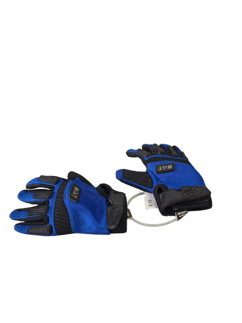 Vist Large View of Product Image Which is Used Bilt YOUTH SMALL Junior Gloves Royal Blue 8"