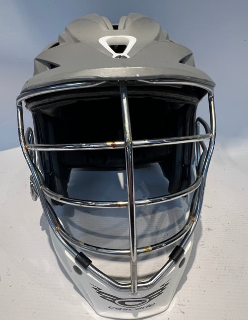 Vist Large View of Product Image Which is Used Cascade CASCADE R Lacrosse Helmet Grey One Size