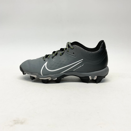 Vist Large View of Product Image Which is Used Nike WOMENS HYPERDIAMOND BB/SB Cleats Black And Grey Senior 8