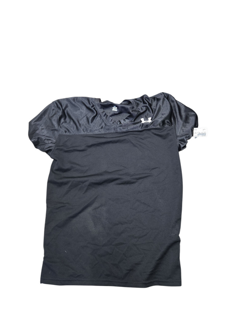 Vist Large View of Product Image Which is Used Under Armour PRACTICE JERSEY FB Top Adult Black MD
