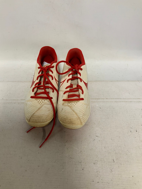 Vist Large View of Product Image Which is Used Nike LUNARLON BB/SB Cleats Red And White Senior 7