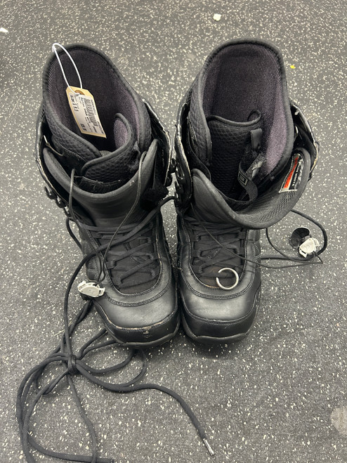 Vist Large View of Product Image Which is Used Burton SHAUN WHITE Mens Snowboard Boots Black Senior 9.5