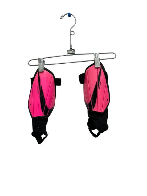 Vist Large View of Product Image Which is Used NikeJr MD Pink Soccer Shin Guards