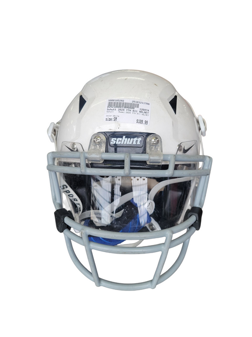Vist Large View of Product Image Which is Used Schutt 2024 YTH A11 HELMET FB Helmet White SM