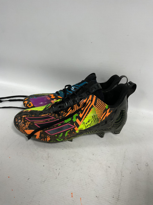 Vist Large View of Product Image Which is Used Adidas MISMATCH 12.0 Adult FB Cleats Black Senior 7.5