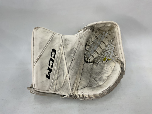 Used CCM AXIS2.5 Youth Goalie Catcher White 11871-S000023363 Vist Large View of Product Image Which is Used CCM AXIS2.5 Youth Goalie Catcher White