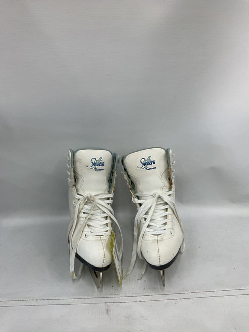 Used Jackson SOFTSKATE Girls Figure Skate White Junior 04 11871-S000023384 Vist Large View of Product Image Which is Used Jackson SOFTSKATE Girls Figure Skate White Junior 04