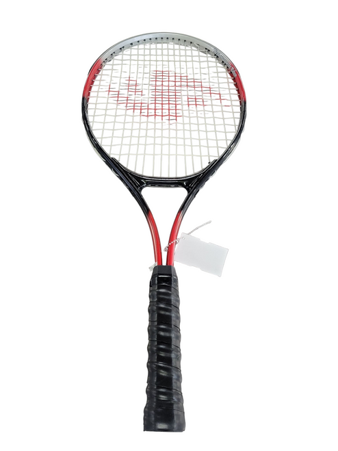Vist Large View of Product Image Which is Used TOURNAMENT EDGE Junior Tennis Racquet Red 25"
