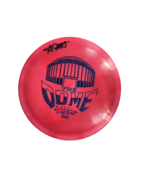 Vist Large View of Product Image Which is Used Lone Star Disc LONE STAR DISC THE DOME Disc Golf Driver Red