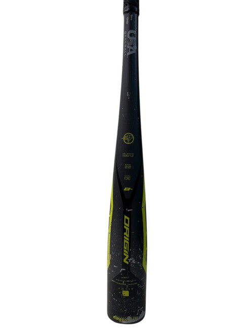 Vist Large View of Product Image Which is Used AXE Origin 30/22 USA 2 5/8 Bat - Yellow and Grey