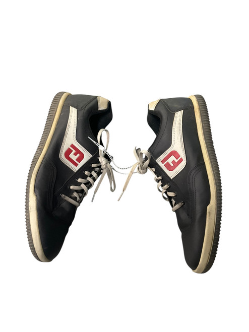 Vist Large View of Product Image Which is Used Foot Joy Mens Golf Shoes Black Senior 9