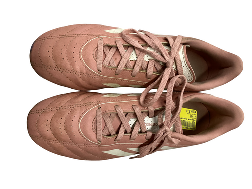 Vist Large View of Product Image Which is Used Adidas Soccer Cleats Pink Senior 8