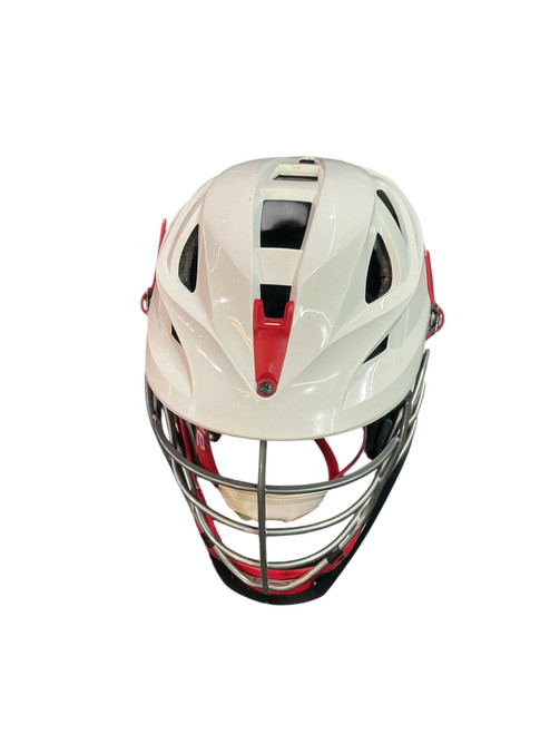Vist Large View of Product Image Which is Used Cascade S Lacrosse Helmet White One Size