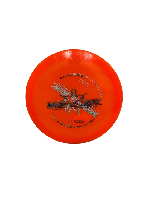 Vist Large View of Product Image Which is Used Dynamic Discs Lucid Maverick 174g Orange Disc Golf Driver