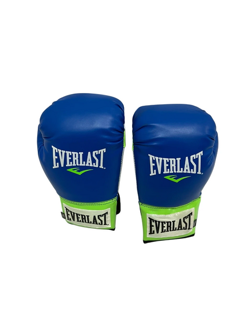 Vist Large View of Product Image Which is Used Everlast 12oz Sr Royal Blue Boxing Gloves