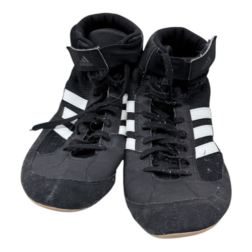 Vist Large View of Product Image Which is Used Adidas Wrestling Shoes Black Senior 12