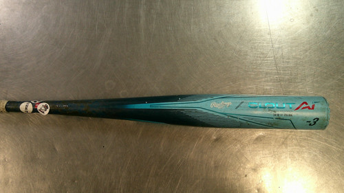 Vist Large View of Product Image Which is Used Rawlings CLOUT AI BB/SB High School -3 Bat 34"