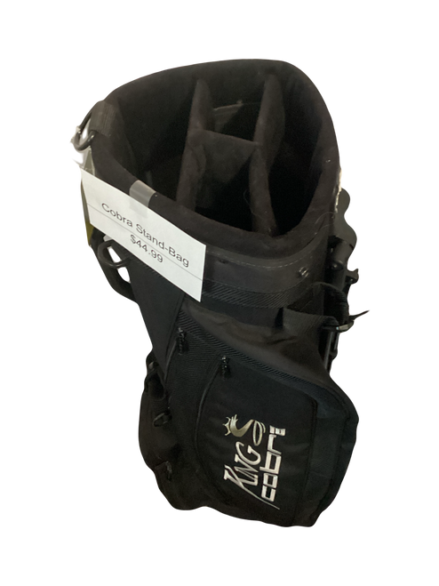 Vist Large View of Product Image Which is Used Cobra STAND BAG Mens Stand Bag Black