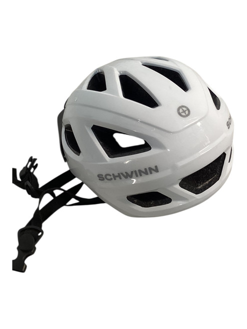 Vist Large View of Product Image Which is Used Schwinn ADJUSTABLE BIKE HELMET Bike Helmet White One Size
