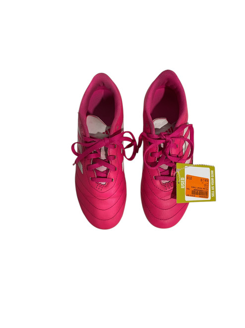 Vist Large View of Product Image Which is Used Adidas Soccer Cleats Pink Junior 03