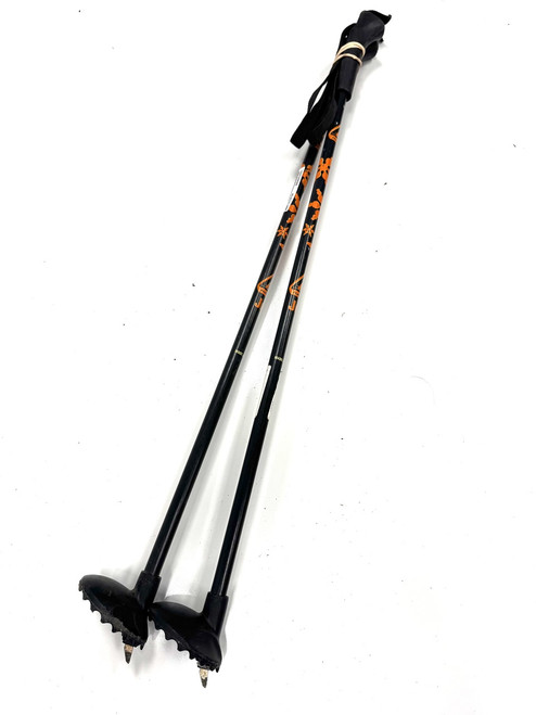 Vist Large View of Product Image Which is Used Karhu JR-1 Boys XC Ski Poles Black 70 cm / 28 in