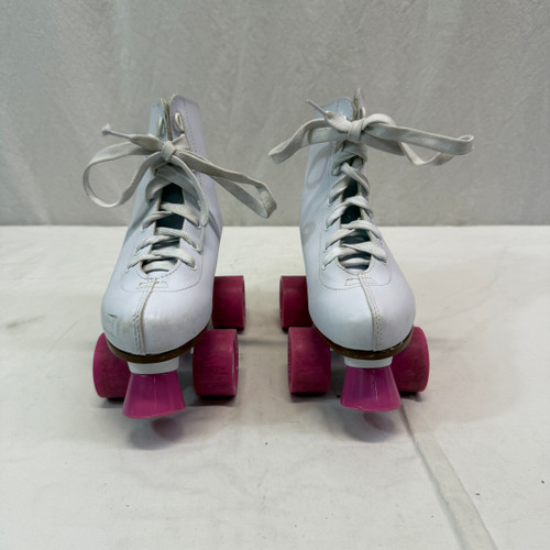 Used Chicago QUAD SKATE Junior Roller Quad Skates White Junior 02 11651-S000406306 Vist Large View of Product Image Which is Used Chicago QUAD SKATE Junior Roller Quad Skates White Junior 02