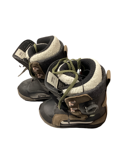Vist Large View of Product Image Which is Used Vans HANA BEAMAN Womens Snowboard Boots Brown Senior 6