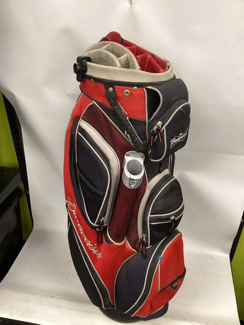 Vist Large View of Product Image Which is Used Datrek BUDWEISER 14 SLOT BAG Mens Cart Bag Red