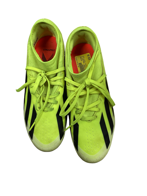 Vist Large View of Product Image Which is Used Adidas CRAZY FAST Soccer Cleats Yellow Junior 04.5