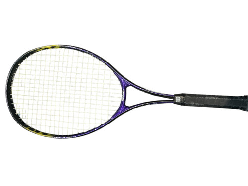 Vist Large View of Product Image Which is Used Wilson SUPERLIGHT POWER SYSTEM Adult Tennis Racquet Purple 4 1/4"