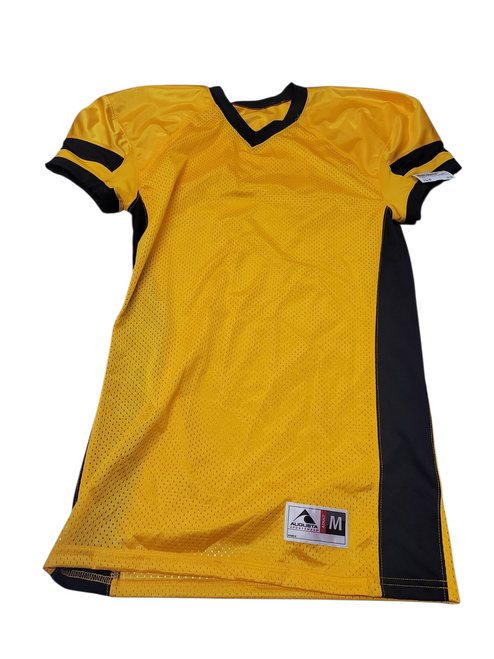 Vist Large View of Product Image Which is Used Augusta PRACTICE JERSEY FB Top Adult Gold MD