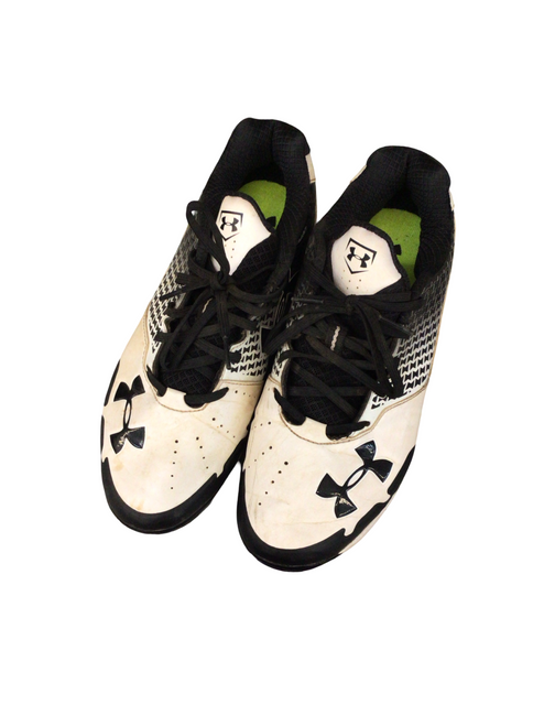 Vist Large View of Product Image Which is Used Under Armour BASEBALL BB/SB Cleats Black Senior 9.5