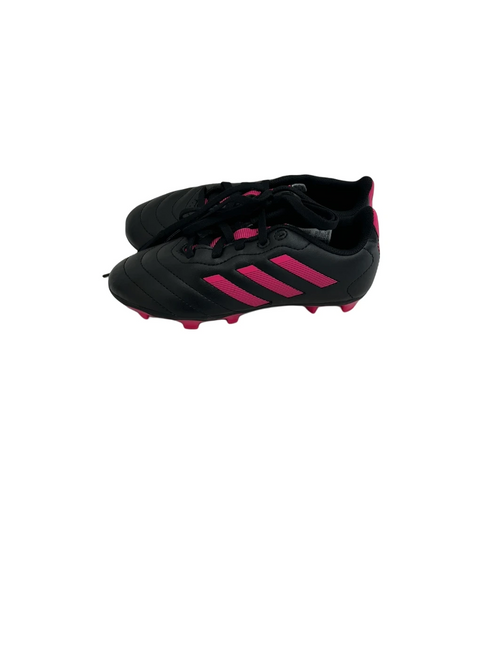 Vist Large View of Product Image Which is Used Adidas Goletto Jr 1 Soccer Cleats Black And Pink