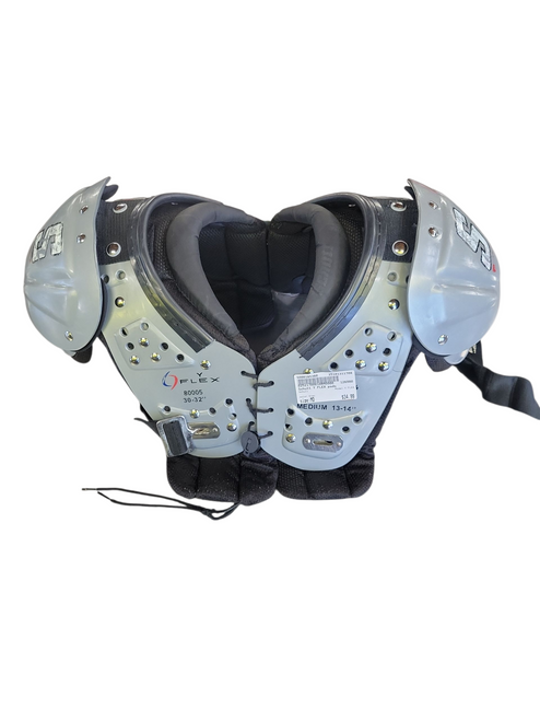 Vist Large View of Product Image Which is Used Schutt DSFLEX YOUTH PADS FB Shoulder Pads Black MD