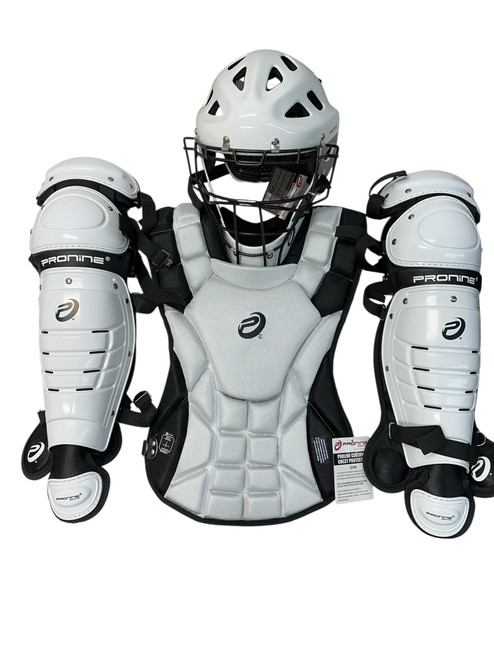 Vist Large View of Product Image Which is NEW PRO NINE INTERMEDIATE CATCHER SET WHITE/BLACK