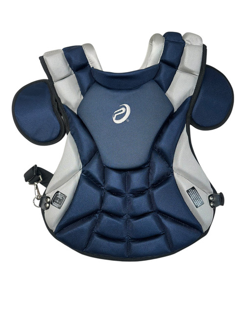 Vist Large View of Product Image Which is Used Pro 9 CP-PN Catchers Chest Protector Navy Blue Youth