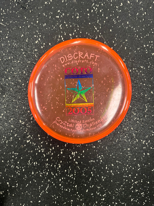 Vist Large View of Product Image Which is Used CAPITAL OF TEXAS OPEN Disc Golf Putter Red